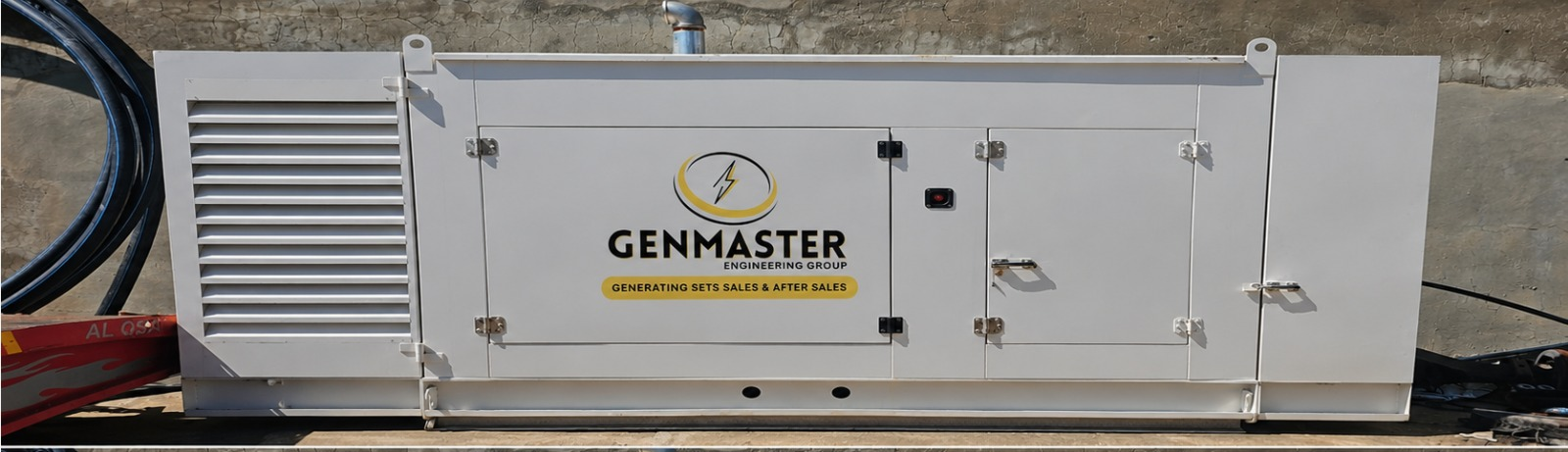 Genmaster generator enclosure front view